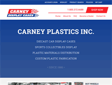 Tablet Screenshot of carneyplastics.com